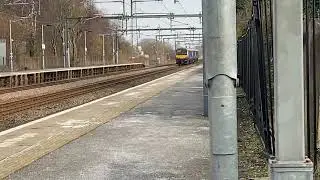 class 320317 service to Glasgow central via paisley passing through hillington west
