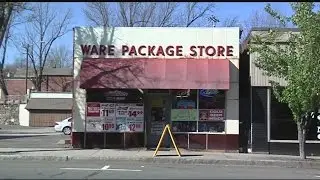 Liquor store clerk knocked down robbery suspect with ladder