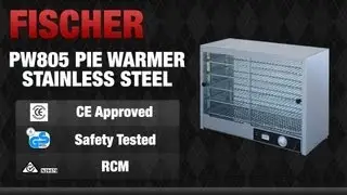 FISCHER Equip Hot Food Display Pie Warmer - PW805