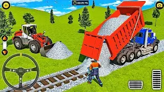 JCB Simulator: JCB Games 2025 - Railway Construction Simulator 3D - Android Gameplay
