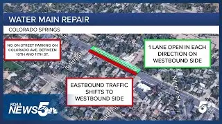 Water Main Repairs Along Colorado Avenue Could Impact Your Commute