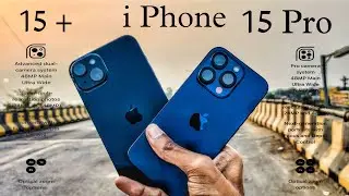 iPhone 15 Pro vs iphone 15 Plus Full Camera Comparison Test #iphone15pro #iphone