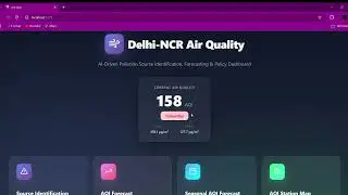 AI-Driven Pollution Source Identification, Forecasting & Policy Dashboard for Delhi-NCR