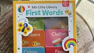 My Little Library | PCBUREADS | First Words | Learning to Read | Children Books | Toddler Learning 