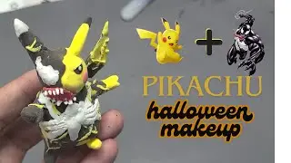 Pikachu Halloween makeup