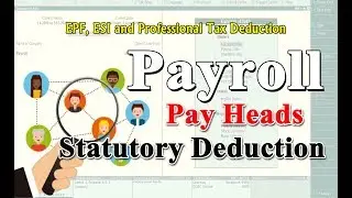 Payroll Employee's Statutory Deduction Pay Heads in Tally.ERP 9 [Video-VIII] | Naumee Yadav