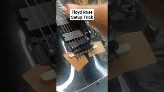 Настройка Floyd Rose: трюк #гитара #floydrose #luthier #guitartech #guitarsetup #guitarmd