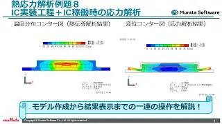 熱応力解析 例題8