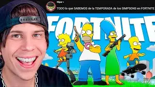 Rubius reacciona a TODO lo que SABEMOS de la TEMPORADA de los SIMPSONS en FORTNITE