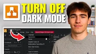 How to Turn Off Dark Mode On Draw io Tutorial 2026