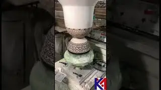 Large monochrome pad printing machine (hollow plastic head) for ceramic bowl