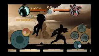 Guide to defeat the Gates of Shadows using Widow's Fans in Shadow Fight 2.