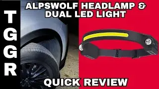 AlpsWolf Headlamp & Dual LED Light - Great for camping & working? Let's find out!