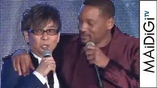 山寺宏一＆ウィル・スミス、“Wジーニー”の共通点は「ハンサム」　映画「アラジン」マジック・カーペットイベント