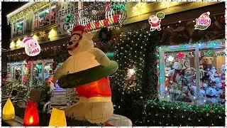 Outdoor Christmas Decorations - Balboa Island in Newport Beach - Walking Tours 2023
