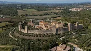 🏕️ Two Months in Tuscany – Part 2 | Siena & Monteriggioni | Timeless Beauty of Medieval Italy 🚐🇮🇹