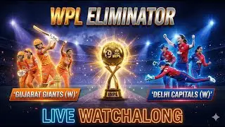 WPL Eliminator LIVE: Gujarat Giants vs Delhi Capitals | Women&rsquo;s Cricket Watchalong 🏏🔥