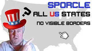 Can I pick out all US States WITHOUT any visible borders? Sporcle Quiz
