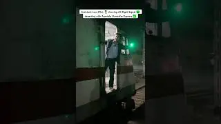 Assistant Loco Pilot 🧑&zwj;✈️ showing All Right Signal 🟢 departing with Agartala Humsafar Express ✅