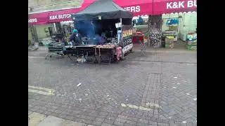 Knight Templar grabbing that SUYA/CHICKEN IN PECKHAM