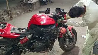 Radiator fan Not Working|How to install radiator|Refill coolant in Benelli 600|Thermo sensor change