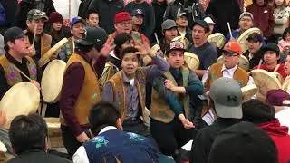 taunt,distract,confuse at Behchoko Handgames Dec. 29/17