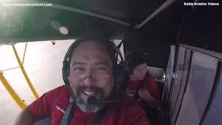 Paseo de recreación con mi Esposa en el avión HUSKY A 1C