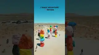 7 Magic Mountains📍 Nevada #vegas #sevenmagicmountains #colorfulstones #lasvegasstrip #lasvegasart
