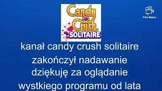 Candy crush solitaire zakończenie nadawania 17.01-18.01 2026