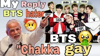 क्यों लोग - BTS को chhakka और Gay  बोलते हैं? | My Reply Hater's 😈 | Ichi buddy