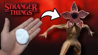 ✅ Como hacer al DEMOGORGON de Stranger Things en Porcelana Fr&iacute;a (Masa Flexible)