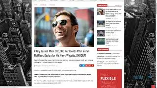 FlatNews -&ldquo; Responsive Magazine WordPress Theme      Norm Jack