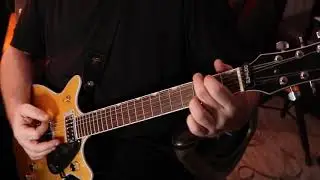 Let There Be Rock Riffage on my Gretsch G5222.
