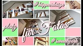 Fotowand | Bilderrahmen | Platz f&uuml;r #fotos #DIY #tutorial | #h&ouml;ppnerdesign #saraatwork|outtakes
