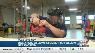 Coast Electric donates wheelchair accessible tools for carpentry student with spina bifida