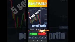 pocket option 5 sec  strategy 100 win  #trader #trading #binaryoptionsstrategy #shorts