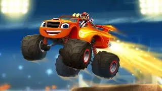 Blaze and the Monster Machines Obstacle Course Challenge - JUNGLE TREK 7-11 Courses | Nick Jr.