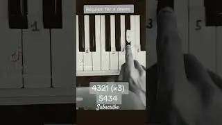 Requiem for a dream // Easy Piano TuTorial