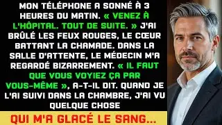 Mon téléphone a vibré à 3h. 