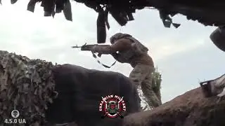 The difficult life in the trenches in Donbass zone