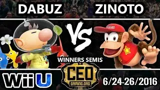CEO 2016 Smash 4 - dT | Dabuz (Rosalina, Olimar) Vs. Pulse | Zinoto (Diddy Kong) SSB4 Winners Semis