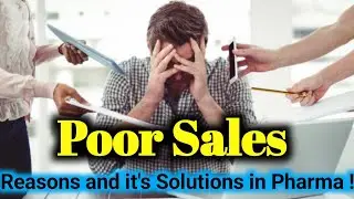 Pharma Job me Poor Sales ke Major Reasons and it's Solutions | Why Poor Sales In Pharma Job |