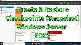 How to Create and Restore Checkpoints (Snapshot) in Hyper-V | Windows Server 2022