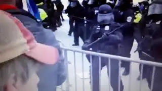 Chaos At The Capitol on 6 Jan 2021. Capitol Hill protest and armed standoff. News and Social media.