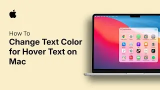 Как изменить цвет текста при наведении курсора на Mac