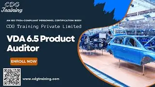 Comprehensive VDA 6.5 Product Auditor | CDG Training Private Limited | Get Course Link Below