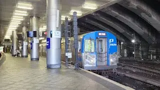 Port Authority Trans Hudson: Journal Square Yard Bound Trains of PA-5 @ Journal Square