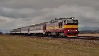 Vlaky Slovensko - Sedmičky, retrovka a Dunihlavy v Turci