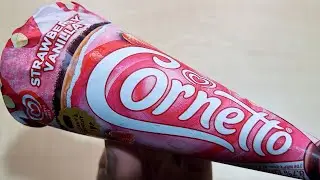Cornetto Strawberry Vanilla Cone🍦| Ingredients, Taste, Price, Ad | Hindustan Unilever Limited