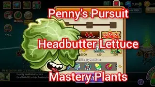Penny's Pursuit Headbutter Lettuce,Plants vs Zombies 2,Mastery Plants